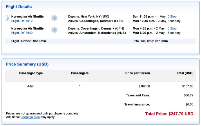 Round the World for $1247. JFK-CPH-AMS-KBP-DXB-CMB-KUL-SGN-PEK-JFK