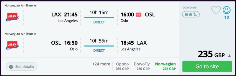 lax-oslo