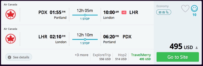 pdx-lon