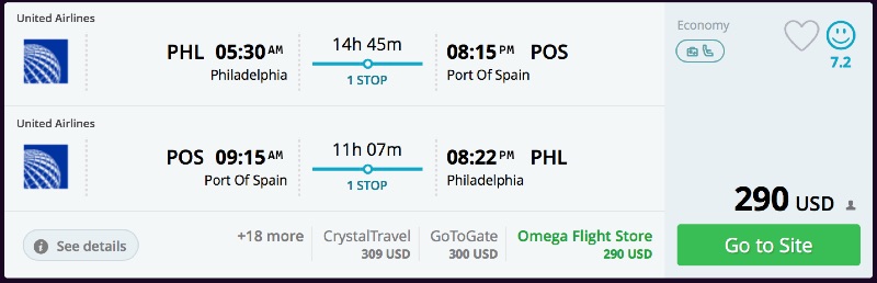 Philadelphia_to_Port_Of_Spain_flights_-_momondo