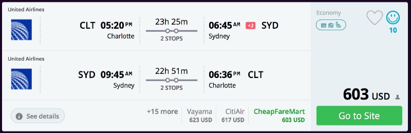 clt-syd