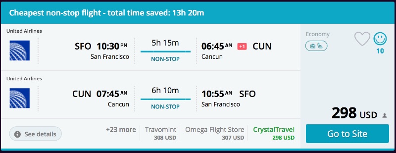 Nonstop to Cancun! EWR, ORD, LAX, SFO, IAH, IAD for $161-298 R/T