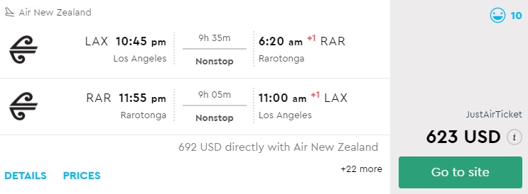 Nonstop! Los Angeles to Rarotonga, Cook Islands for $623 R/T [Air New ...