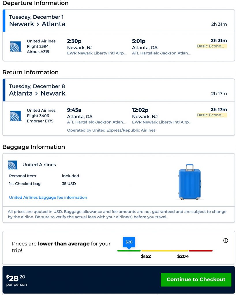 Nonstop! New York (EWR) to ATL, CLT, IAH, AUS, MCO, BOS, WPB, RSW, BNA ...