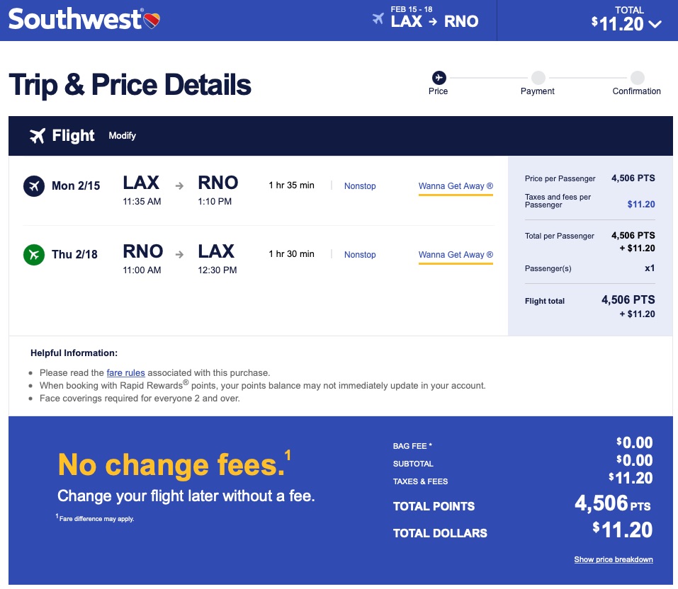 CYBER MONDAY Southwest Airlines, fares from 39 or 2300 Rapid Rewards