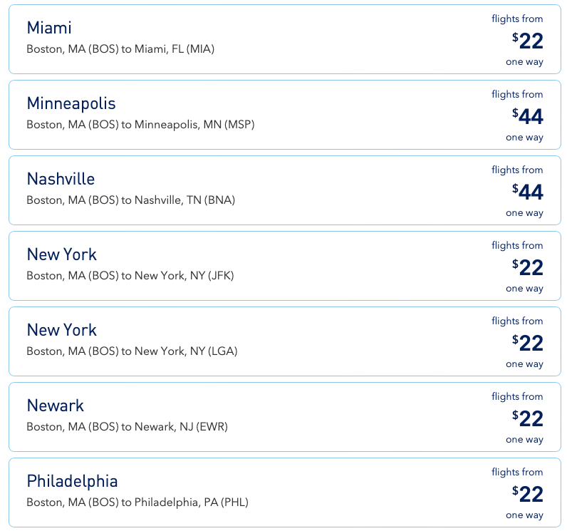 TODAY ONLY! JetBlue celebrates 22 years with $22 one-way fares